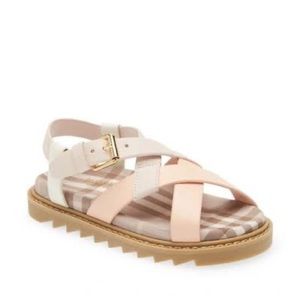 Burberry Kids Jane Slingback Sandals